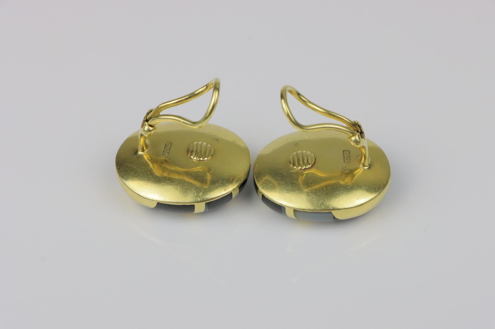 Weinlese Tiffany & Co. Angela Cummings 18 Karat Gold Ohrringe - Großes Modell im Angebot 6