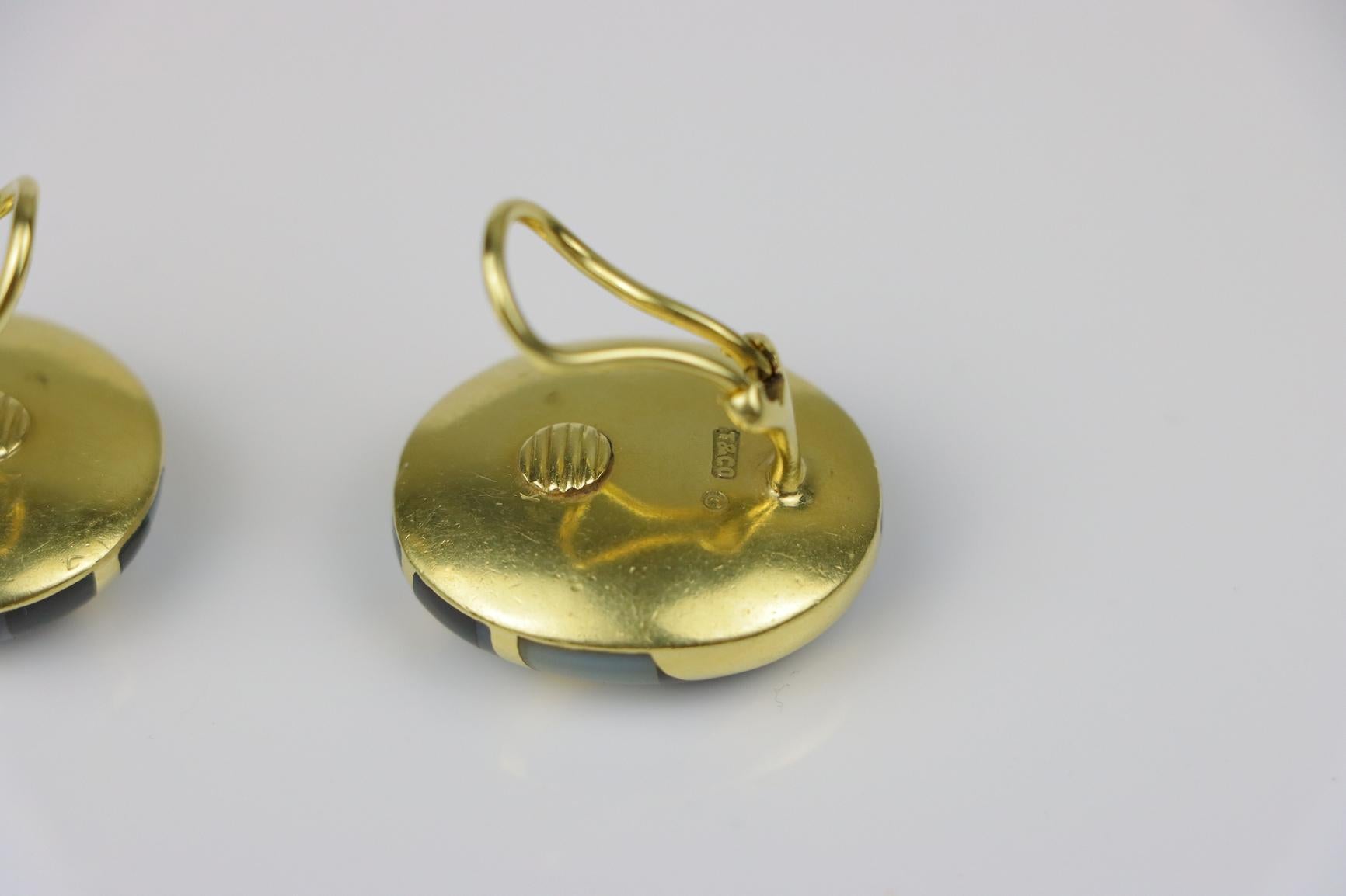 Weinlese Tiffany & Co. Angela Cummings 18 Karat Gold Ohrringe - Großes Modell im Angebot 8