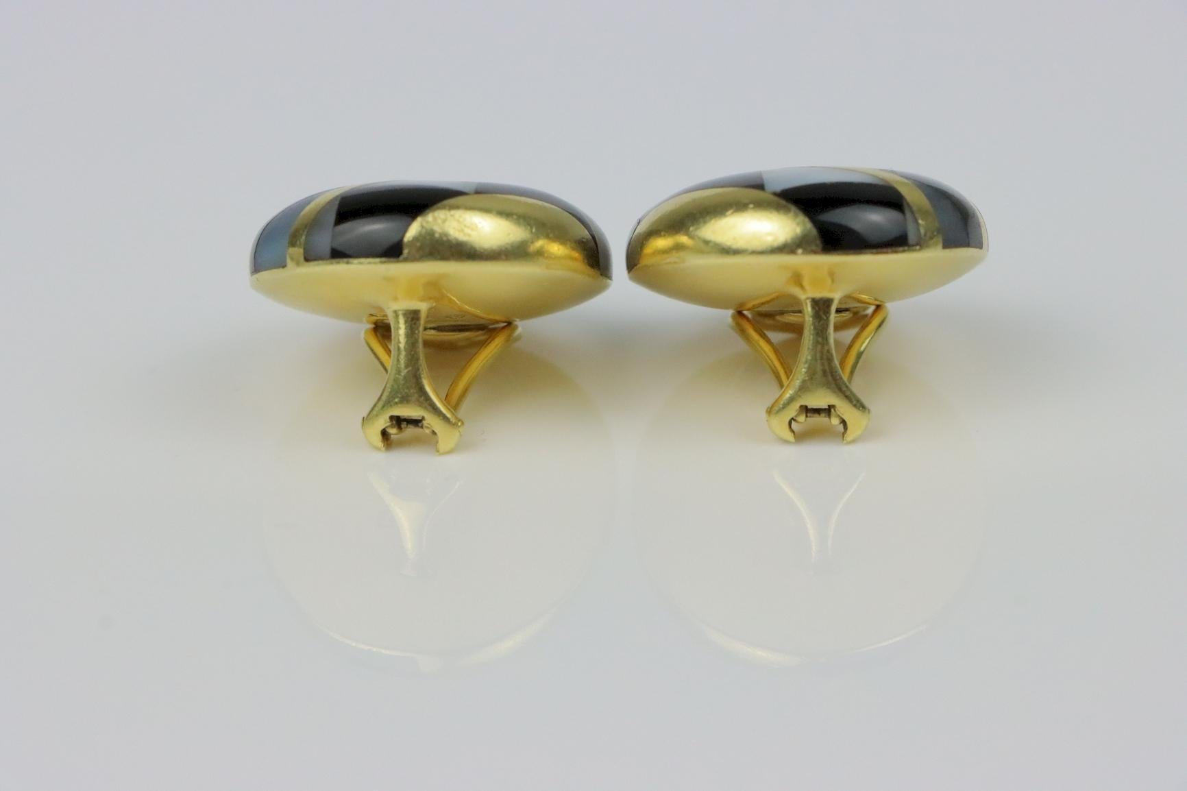 Weinlese Tiffany & Co. Angela Cummings 18 Karat Gold Ohrringe - Großes Modell im Angebot 1