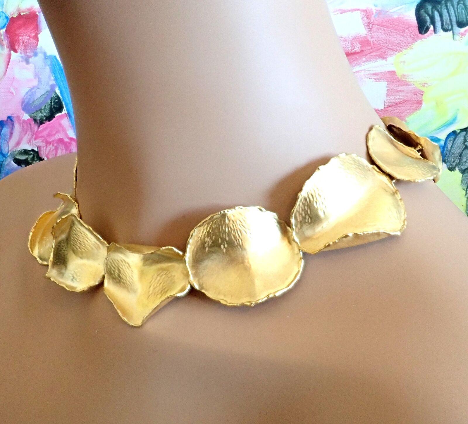 Halskette aus Gelbgold mit Rosenblatt von Tiffany & Co Angela Cummings im Angebot 5