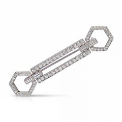 Vintage Tiffany & Co. Art Deco Style Diamond Bar Pin