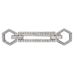 Vintage Tiffany & Co. Art Deco Style Diamond Bar Pin
