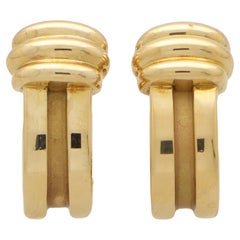 Vintage Tiffany & Co. Atlas Grove Earrings Set in 18k Yellow Gold