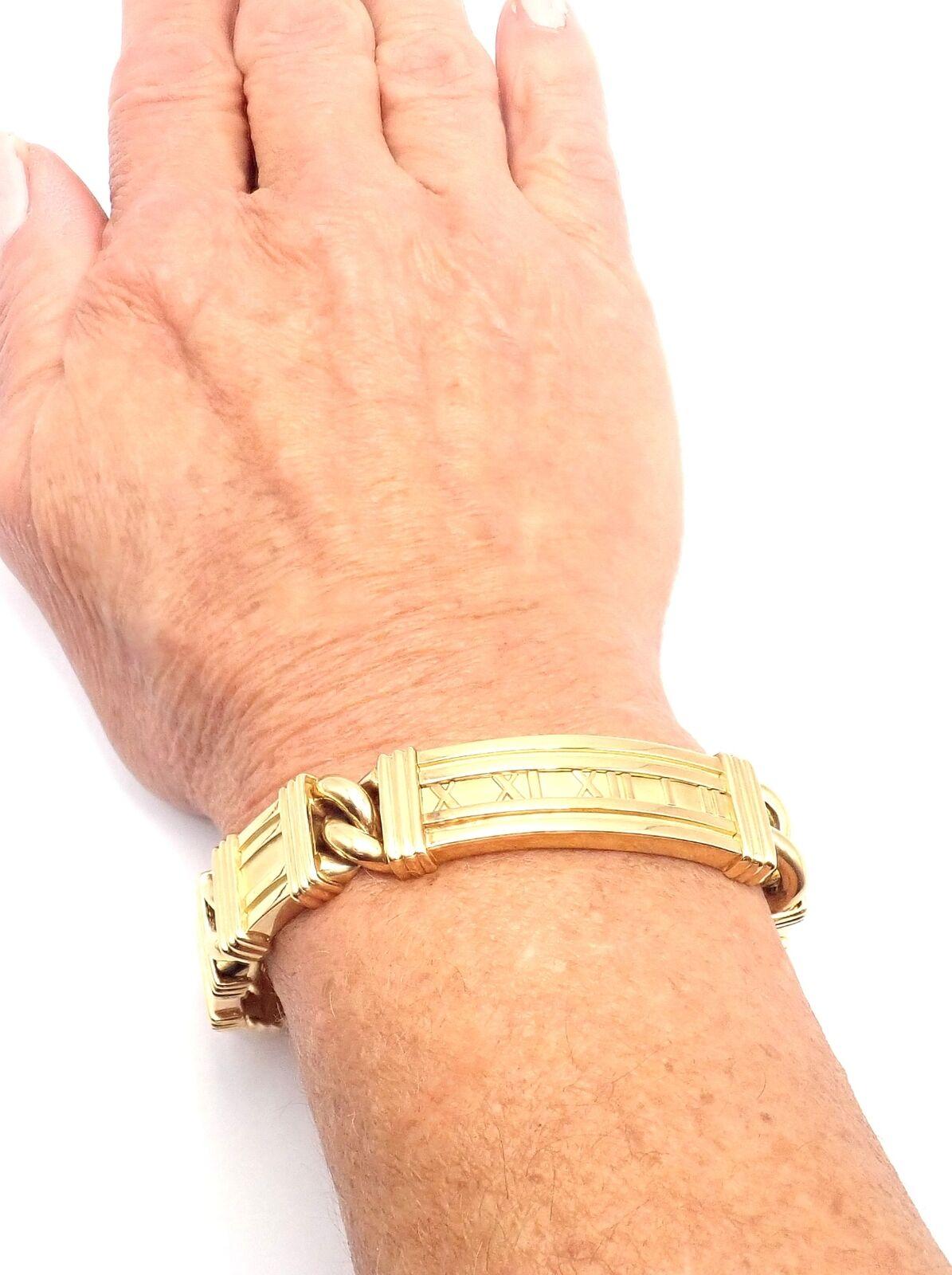 Vintage Tiffany & Co. Bracelet en or jaune A Link 1995 en vente 2