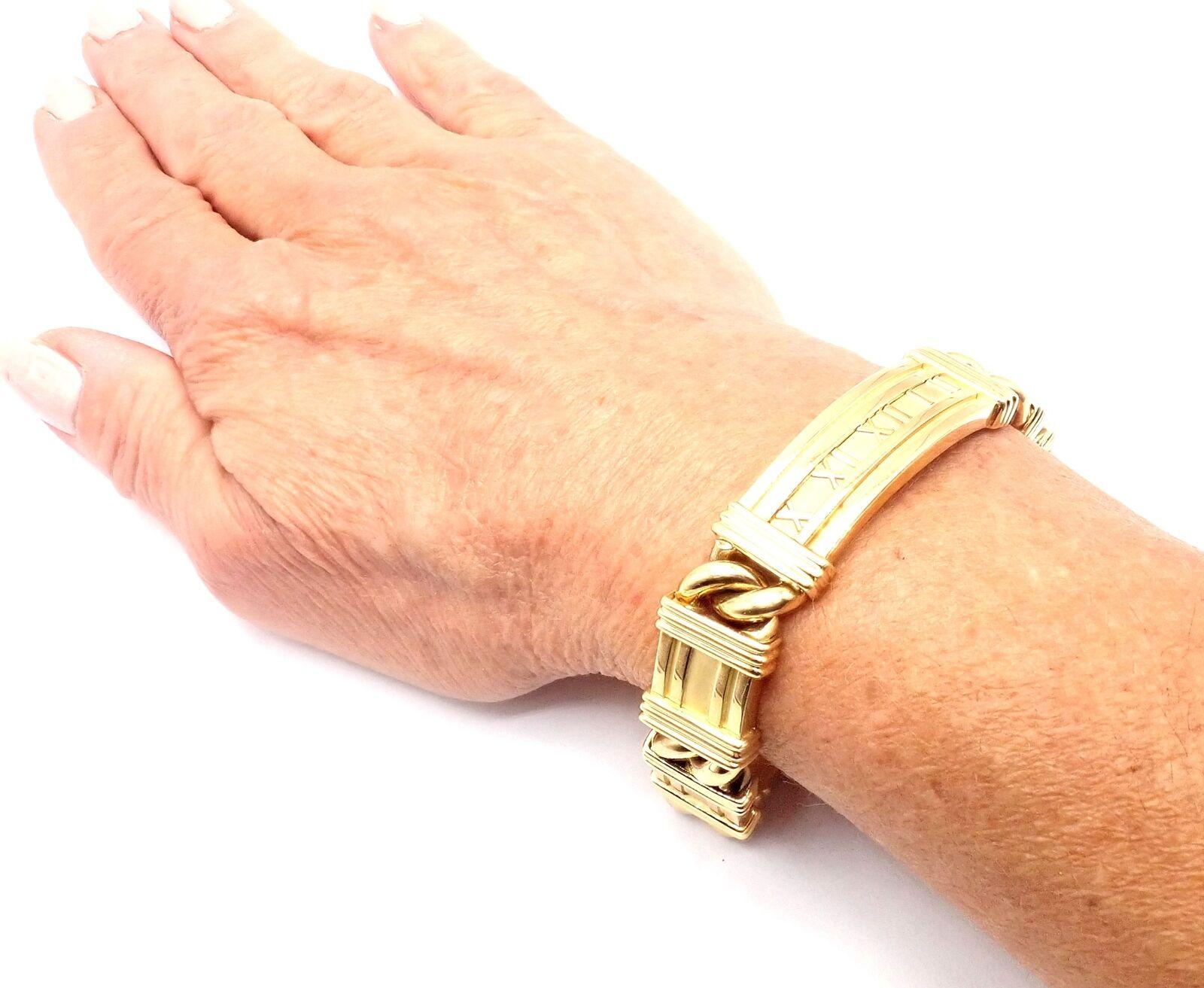 Vintage Tiffany & Co. Bracelet en or jaune A Link 1995 en vente 3