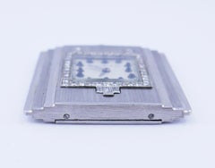 Vintage Tiffany & Co. Pocket Watch Pendant Platinum Diamond Estate Jewelry