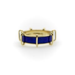 Vintage Tiffany & Co. by Schlumberger 18K Gold Enamel Ring