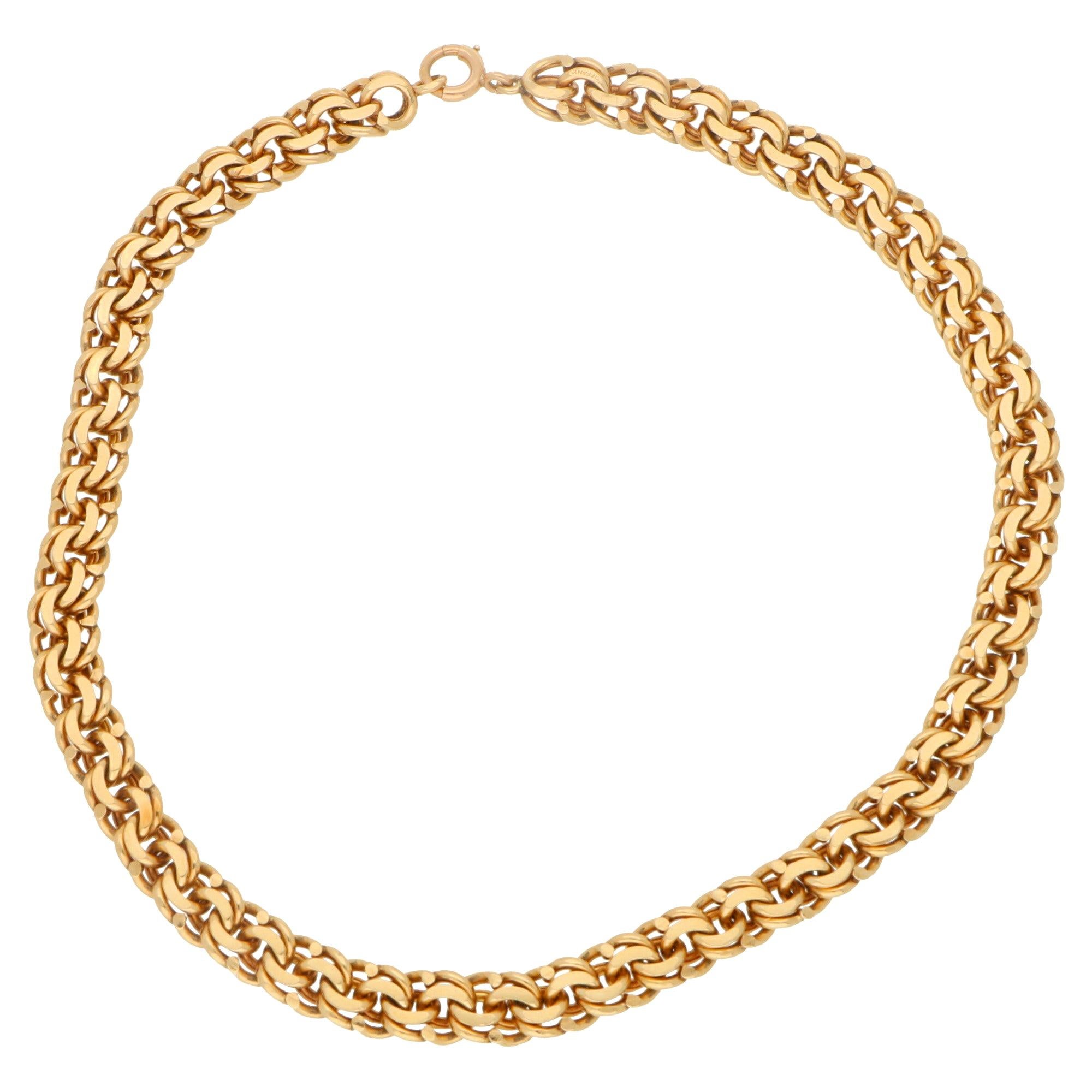 Tiffany & Co. Rope Chain Necklace in 14k Gold 