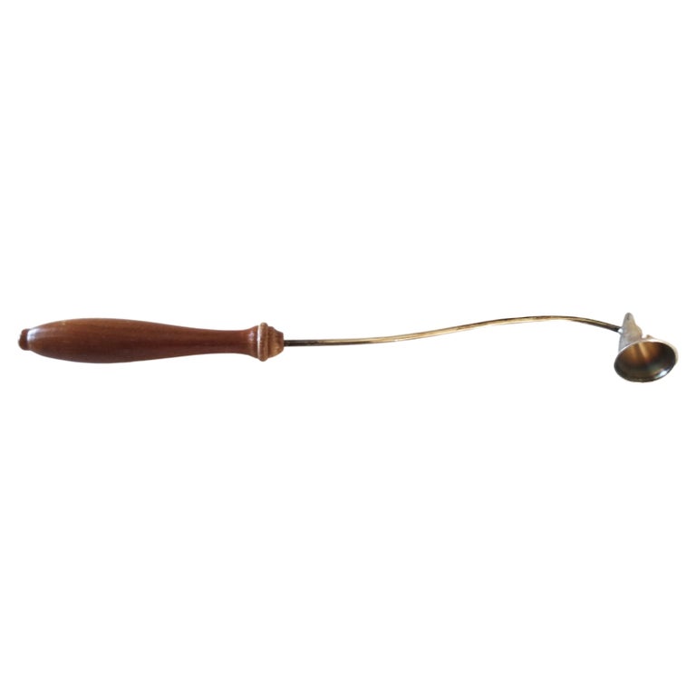Vintage Tiffany and Co. Candle Snuffer Sterling Silver and Turned 