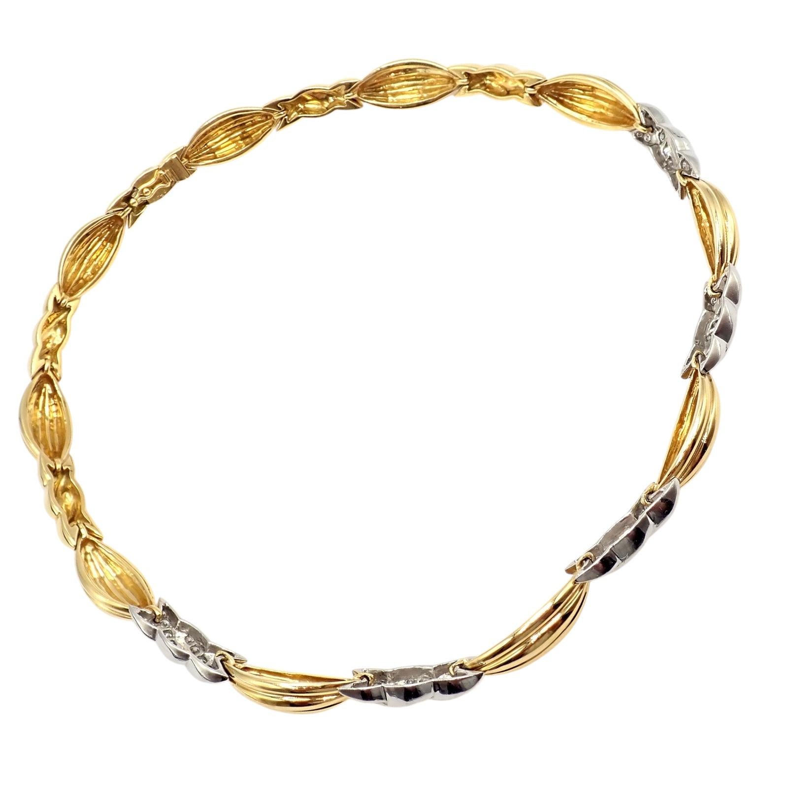 Women's Vintage Tiffany & Co Candy Yellow White Gold Diamond Necklace For Sale