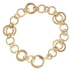 Vintage Tiffany & Co. Circle Link Bracelet in Yellow Gold