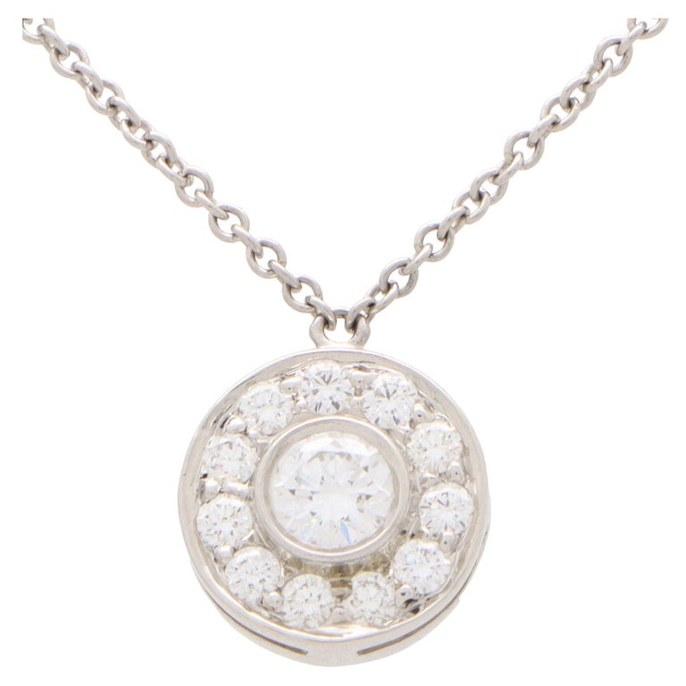 Vintage Tiffany & Co. ‘Circlet’ Diamond Pendant For Sale