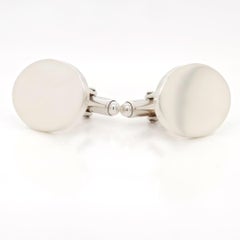 Vintage Tiffany & Co. Classic Oval Sterling Silver Cufflinks