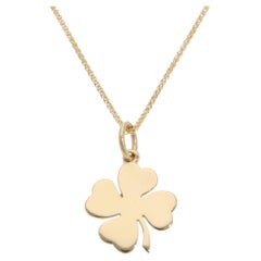 Vintage Tiffany & Co. Clover Pendant in Yellow Gold