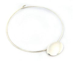 Vintage Tiffany & Co. Collar Tag Necklace in Sterling Silver