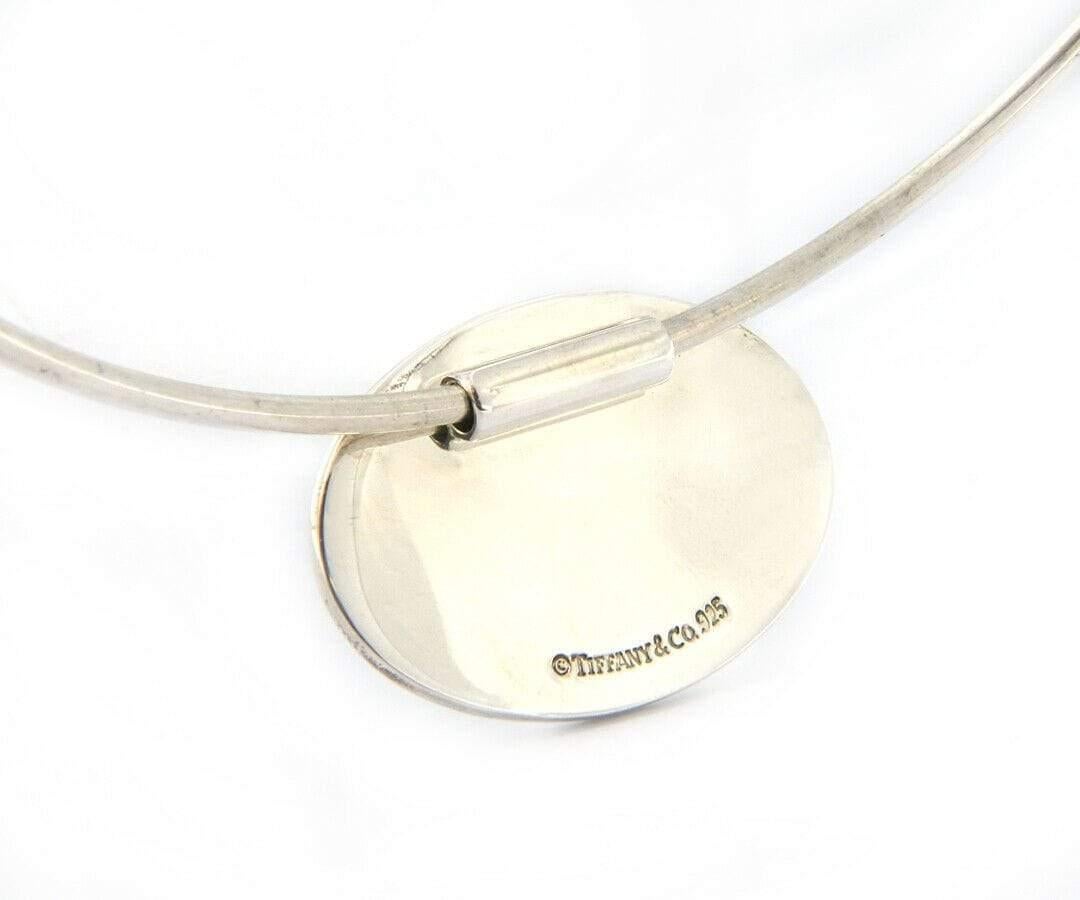 tiffany id tag necklace