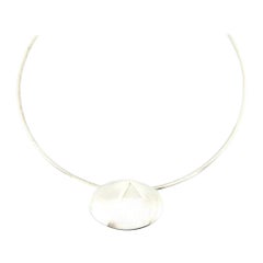 Vintage Tiffany & Co. Collar Tag Necklace in Sterling Silver