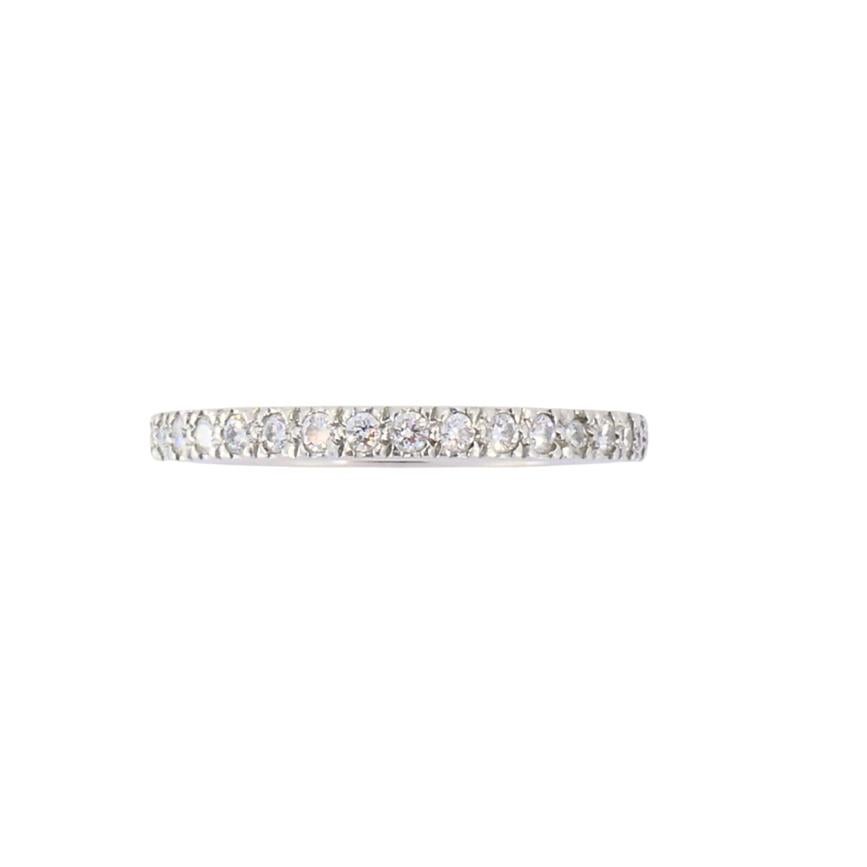 Tiffany & Co. d'epoca. Fascia di diamanti in platino misura 5,5 (51) In condizioni ottime in vendita a Beverly Hills, CA