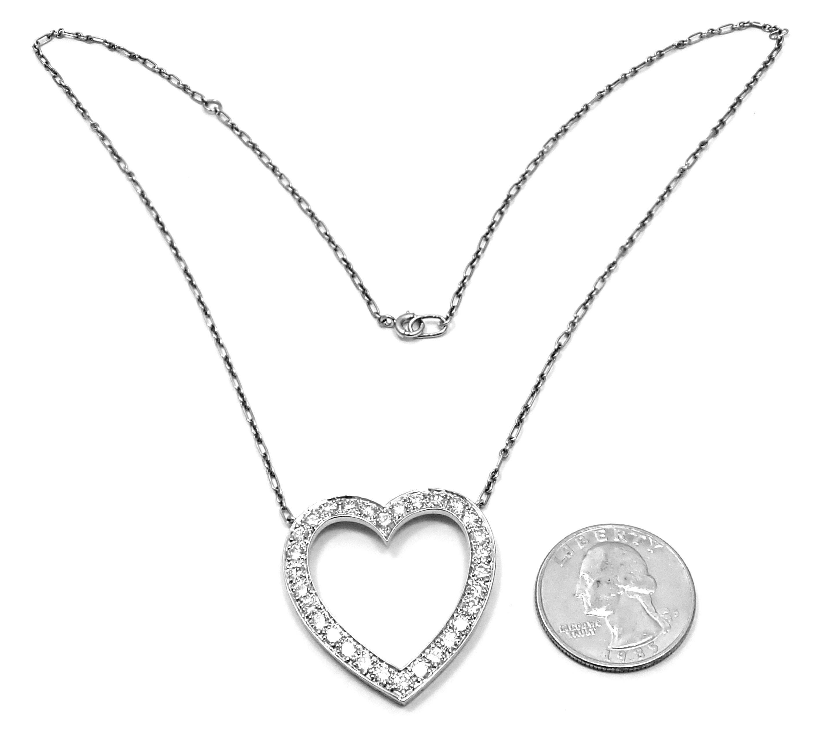 extra large heart pendant necklace