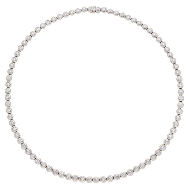 Tiffany and Co Victoria Graduated Marque Shape Diamond Platinum ...