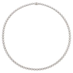 Vintage Tiffany & Co. Diamond Line Necklace in Platinum