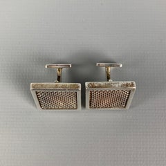 Vintage TIFFANY & CO. Diamond Point Sterling Silver Cuff Links