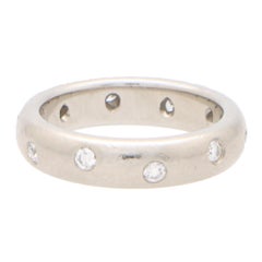 Vintage Tiffany & Co. 'Dots' Diamond Full Eternity Band in Platinum