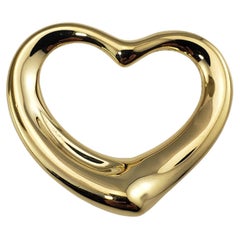 Tiffany & Co Elsa Peretti 18 Karat Yellow Gold Heart Pendant