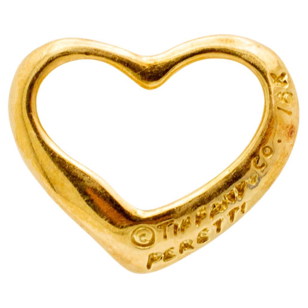 Vintage Tiffany & Co. Elsa Peretti 18K Yellow Gold Heart Pendant