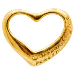 Vintage Tiffany & Co. Elsa Peretti 18K Yellow Gold Heart Pendant