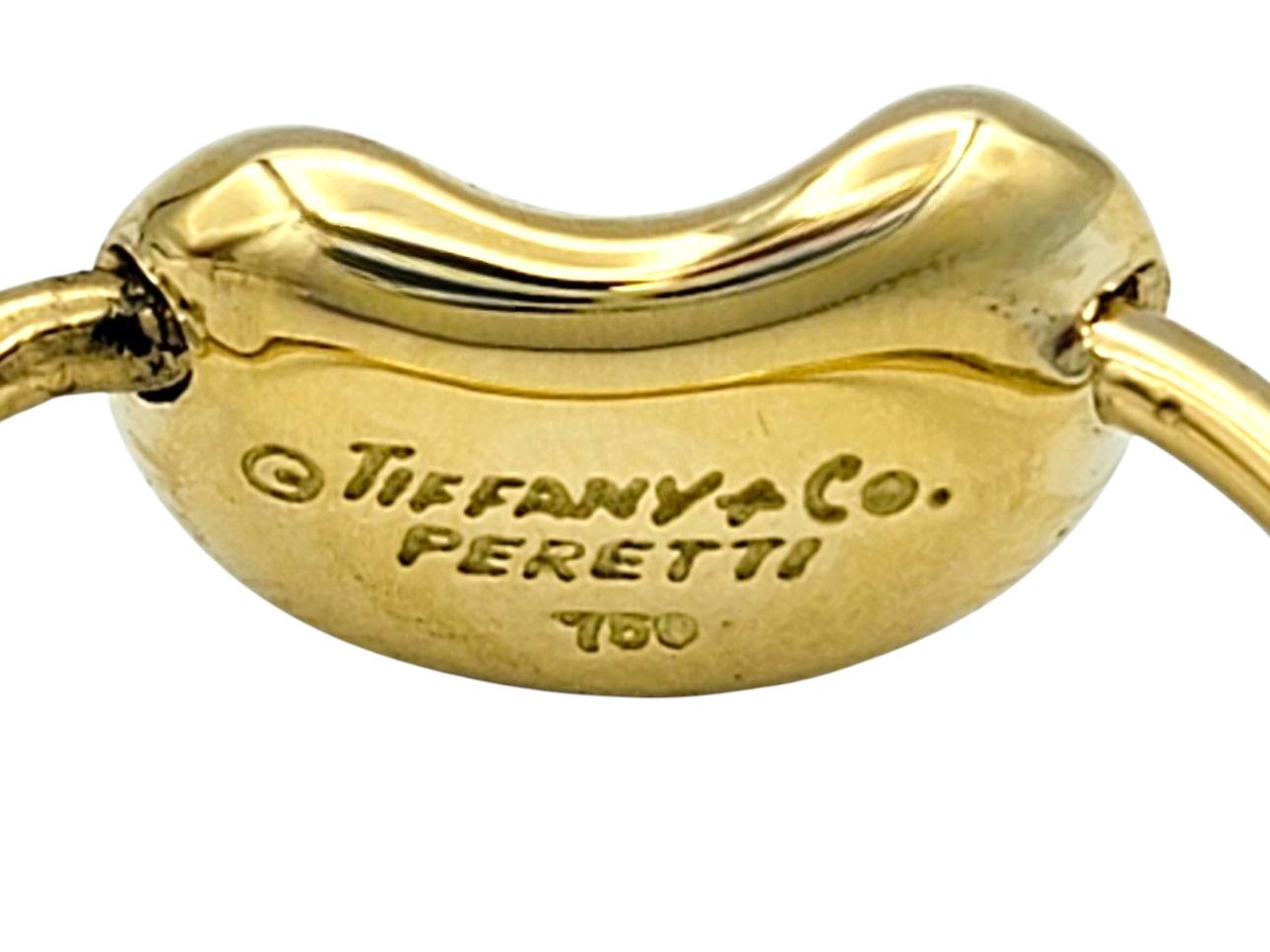 Vintage Tiffany & Co. Anillo Elsa Peretti Bean de oro amarillo pulido de 18 quilates en venta 1
