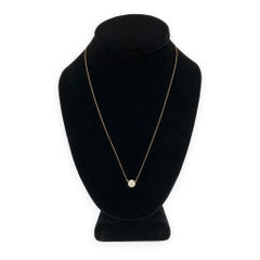 Vintage Tiffany & Co Elsa Peretti Diamond by the Yard 18K Necklace .90ct 1980's