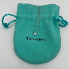 Vintage Tiffany & Co. Elsa Peretti Diamond By The Yard Platinum Pendant Necklace