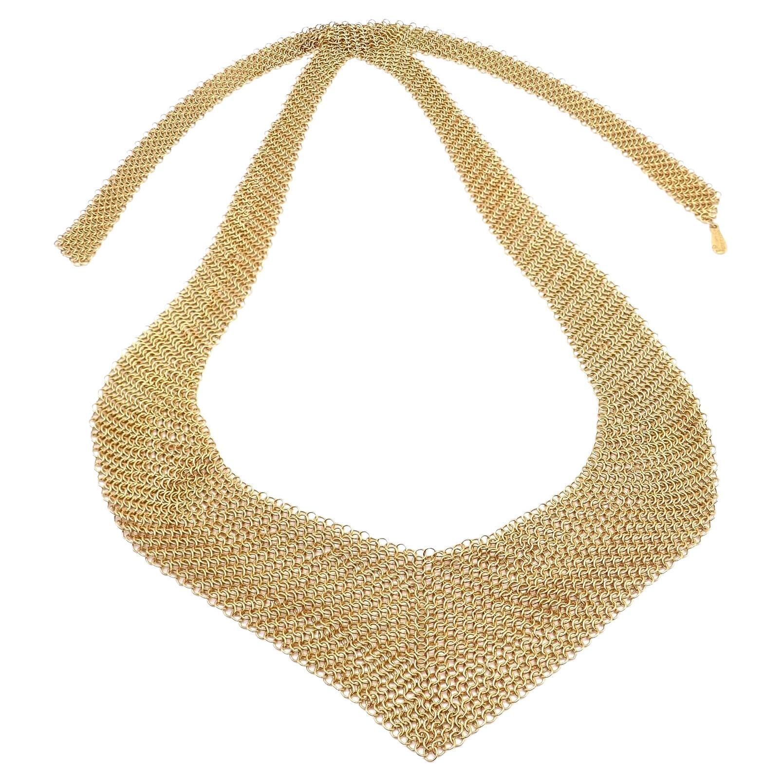 Mesh Bib Necklace