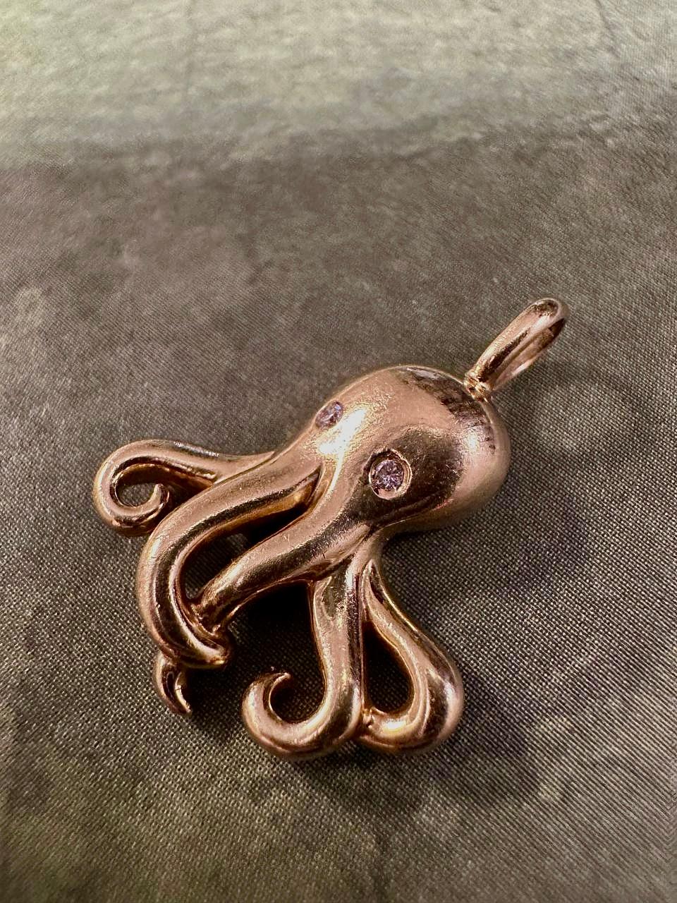 Vintage Tiffany & Co. Colgante Elsa Peretti Pulpo Oro 18K Diamantes 2