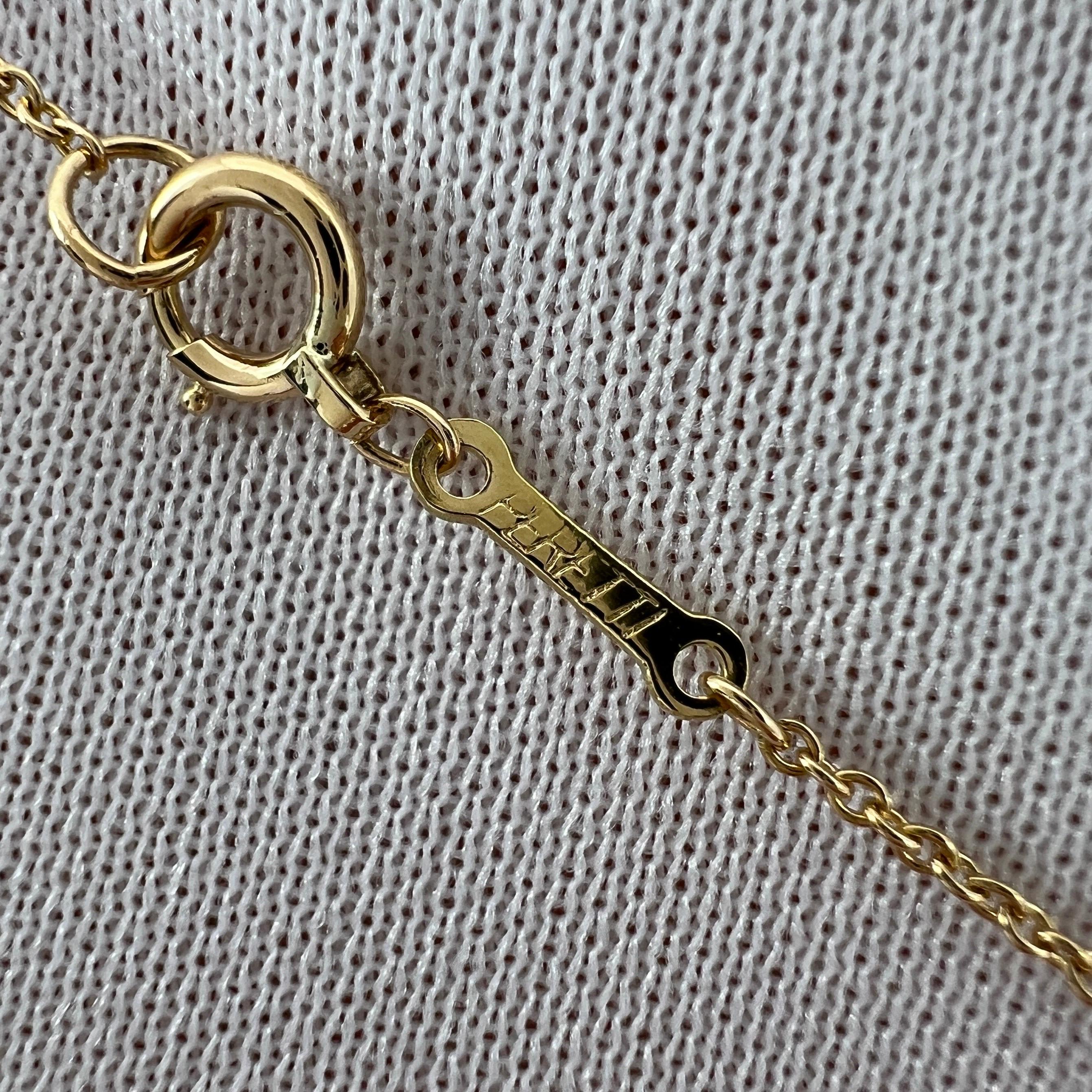 Vintage Tiffany & Co. Collar Colgante Elsa Peretti Corazón Abierto Oro 18k 4