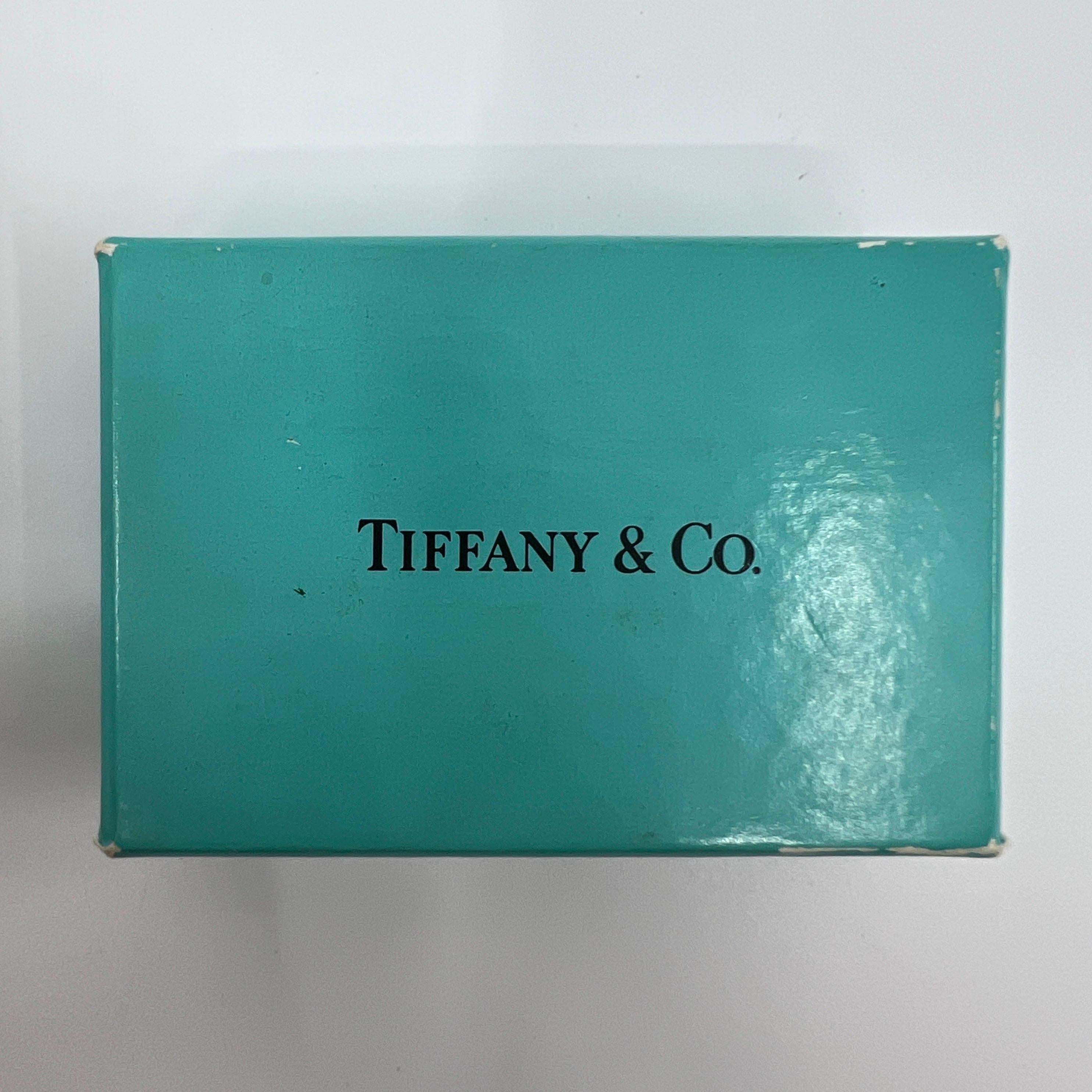 Tiffany & Co. d'epoca. Collana con ciondolo in platino 950 di Elsa Peretti con cuore aperto in vendita 6