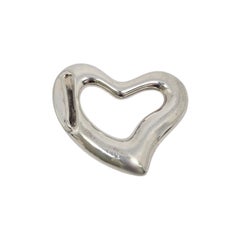 Vintage Tiffany & Co Elsa Peretti Sterling Silver Open Heart Belt Buckle #22273