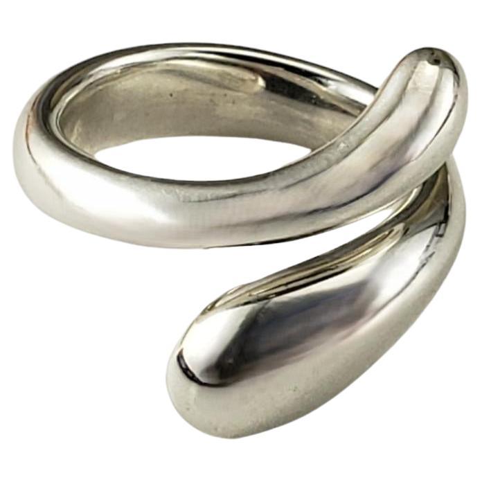 Vintage Tiffany & Co Elsa Peretti Sterling Silver Teardrop Ring Size 5.75 #17296 For Sale