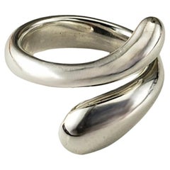 Vintage Tiffany & Co Elsa Peretti Sterling Silver Teardrop Ring Size 5.75 #17296