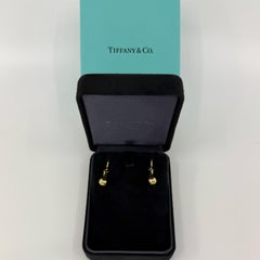 Vintage Tiffany & Co. Elsa Peretti Teardrop 18k Yellow Gold Dangle Earrings