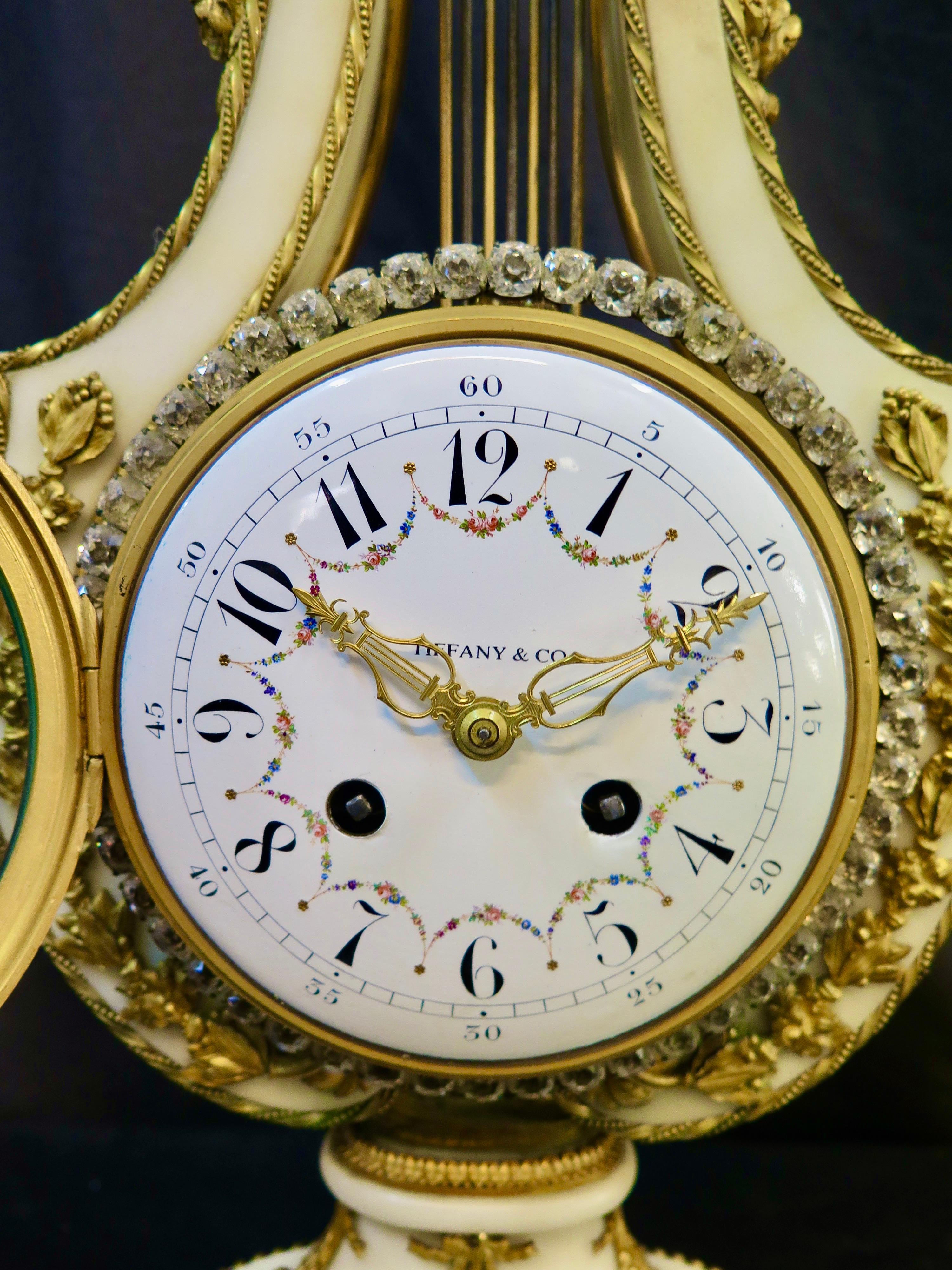 antique tiffany clock