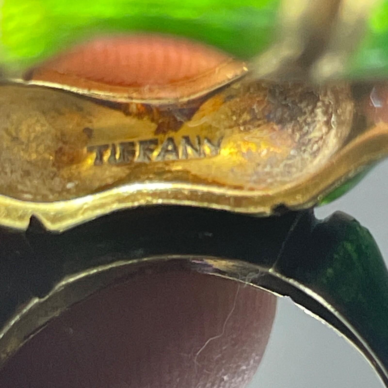 Anello di bambù smaltato Tiffany & Co. Sz 7 - 18 carati in vendita 5