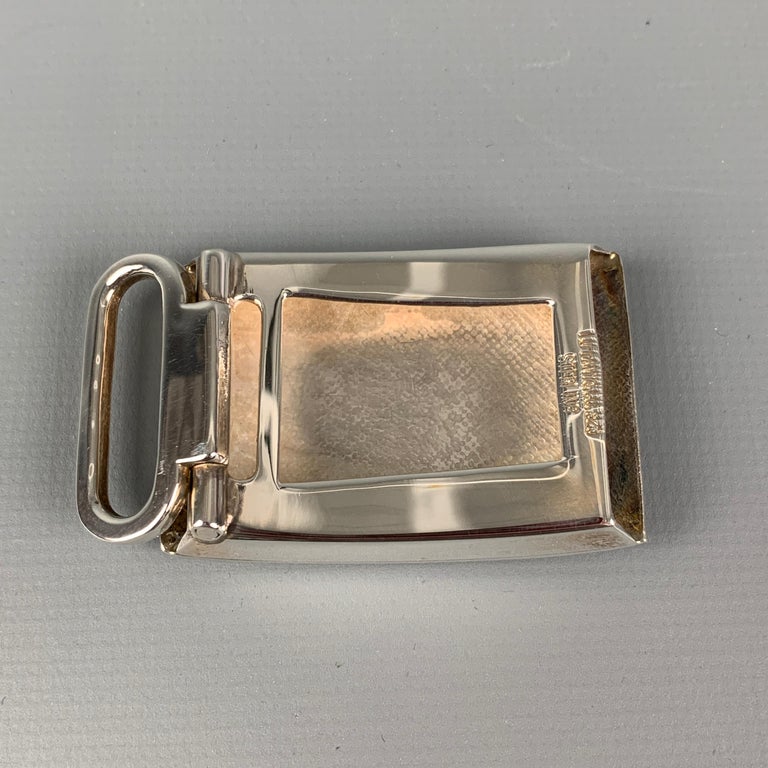 Vintage TIFFANY and CO. Engraved Sterling Silver Belt Buckle  display picture 2