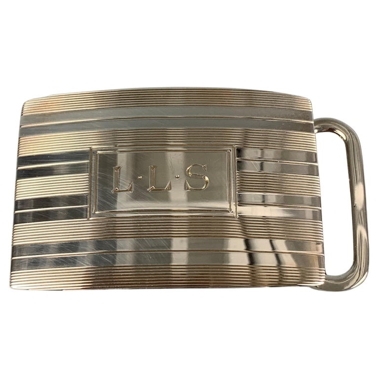 Vintage Tiffany & Co Sterling Silver Modernist Sculptural Belt Buckle Tiffany Belt - 24 For Sale on 1stDibs | tiffany and co belt  main image 3