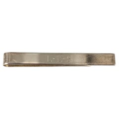Vintage TIFFANY & CO Engraved Sterling Silver Tie Bar