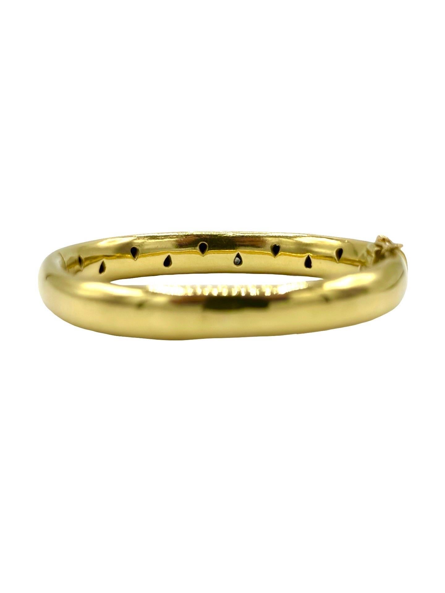 Tiffany & Co. d'epoca. Bracciale Etoile con diamanti, oro giallo 18 carati, CIRCA 1990 in vendita 5