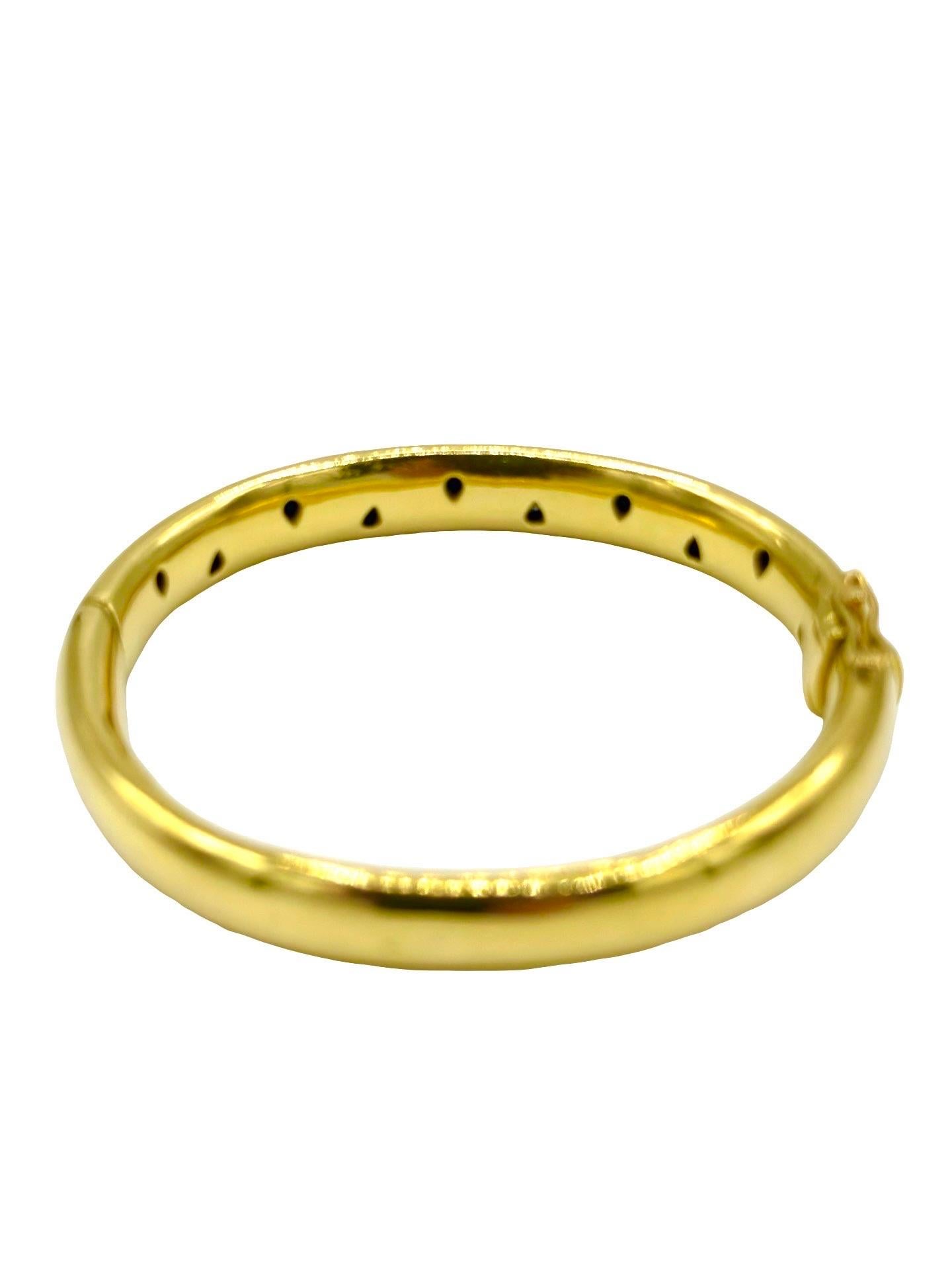 Tiffany & Co. d'epoca. Bracciale Etoile con diamanti, oro giallo 18 carati, CIRCA 1990 in vendita 2