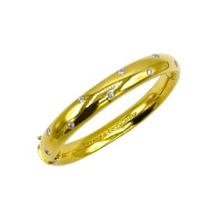 Tiffany & Co. d'epoca. Bracciale Etoile con diamanti, oro giallo 18 carati, CIRCA 1990