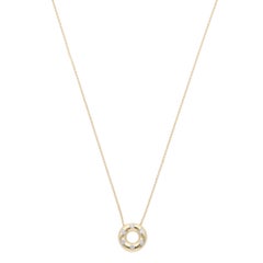 Vintage Tiffany & Co. Etoile Diamond Pendant Necklace in Yellow Gold